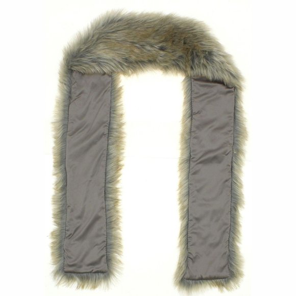 A New Day Faux Fur Stole Cold Weather Scarf Brown - Picture 3 of 4